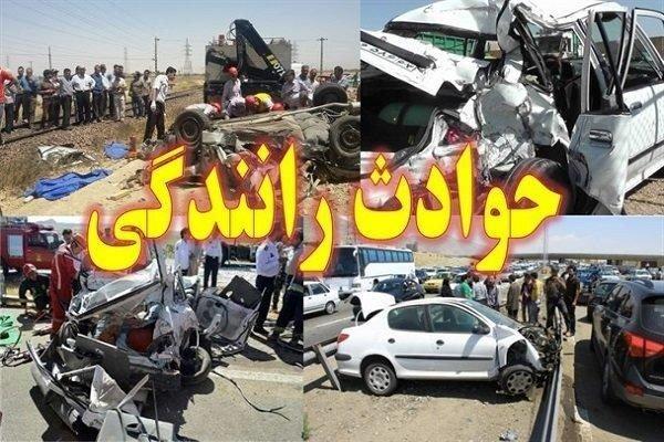 واژگونی نیسان، 13 مجروح برجای گذاشت واژگونی نیسان، 13 مجروح برجای گذاشت