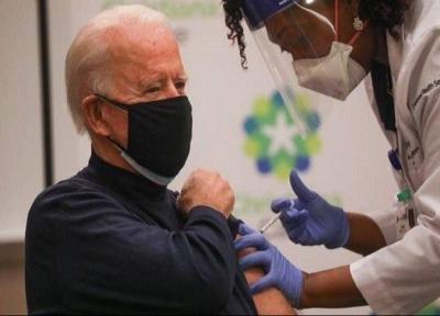 (ویدئو) جو بایدن واکسن کرونا زد