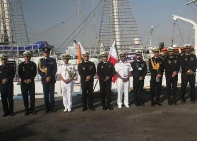 تور هند: پهلوگیری کشتی آموزشی نیروی دریایی ارتش هند در بندرعباس