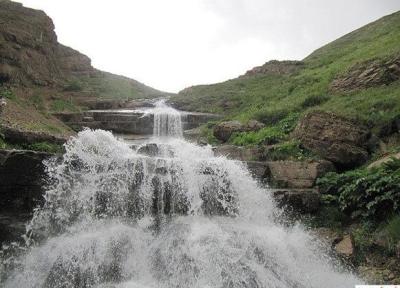 کشیده ترین آبشار زمینی ایران در مازندران