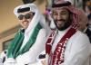 خوشحالی امیر قطر و همسرش از برد تاریخی عربستان
