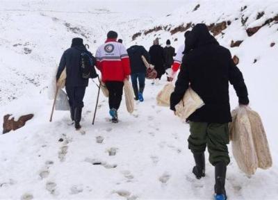 برف و کولاک در سرعین و مشگین شهر، امدادرسانی به 167 نفر در جاده های برف گرفته